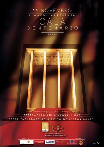 Gala Centenário AAFDL - cartaz